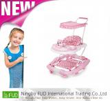 Round baby walker with suitable seat cushion