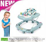 Swivel wheels baby walker with music and toy/ Design and color can be customized