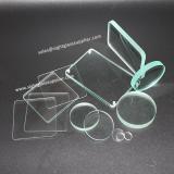 high quality flat clear borosilicate float glass with polished edges
